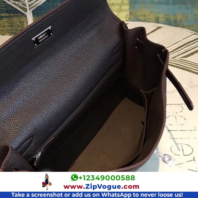 Hermes Cafe Clemence Kelly 35cm Lushentic AAAAA Grade Replica - Image 4