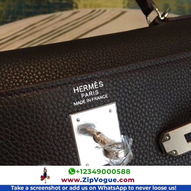 Hermes Cafe Clemence Kelly 35cm Lushentic AAAAA Grade Replica - Image 7