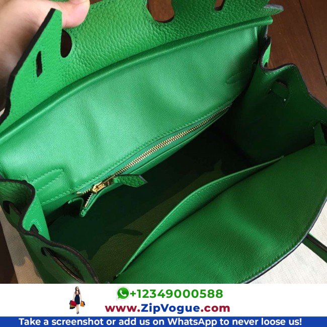 Hermes Bamboo Clemence Birkin 25cm Lushentic Grade Replica - Image 2