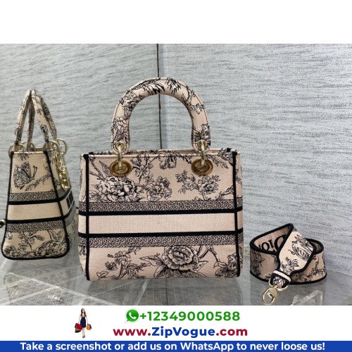 Dior Lady Dior 24cm Medium - Image 3