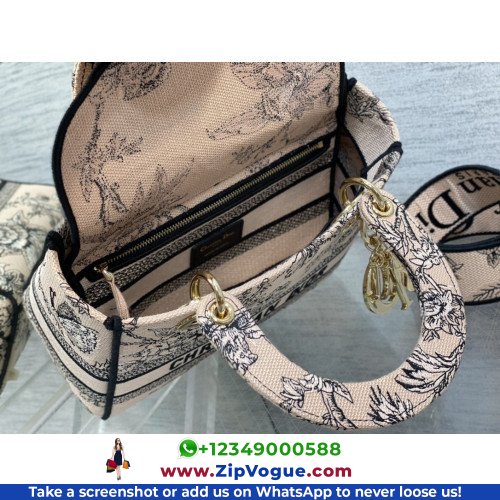 Dior Lady Dior 24cm Medium - Image 8