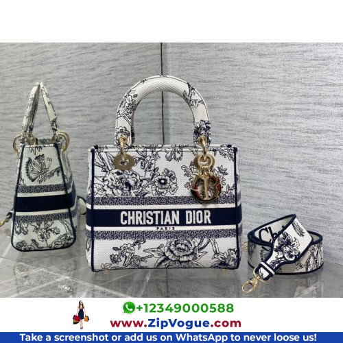 Dior Lady Dior 24cm Medium - Image 3