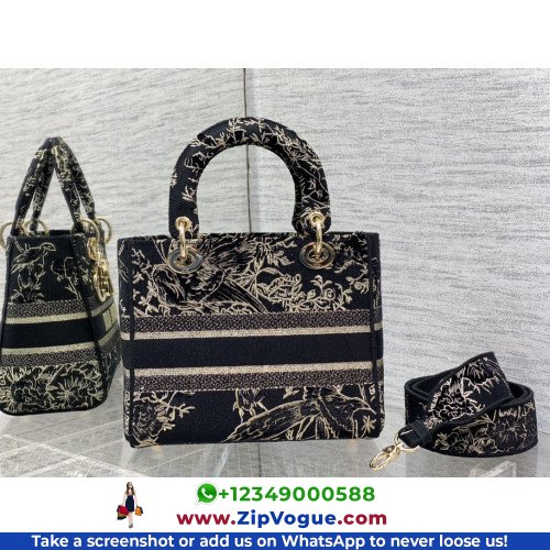 Dior Lady Dior 24cm Medium - Image 5