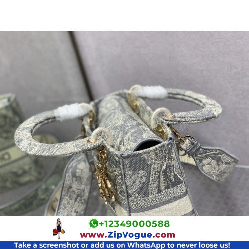 Dior Lady Dior 24cm Medium - Image 6